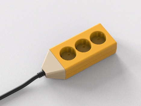 Pencil-Resembling Power Strips