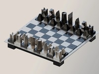 Brutalist Chess Sets Image 3
