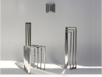 Sleek Dynamic Steel Furniture Image 3