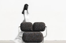 Plush Sculptural Lounge Sofas