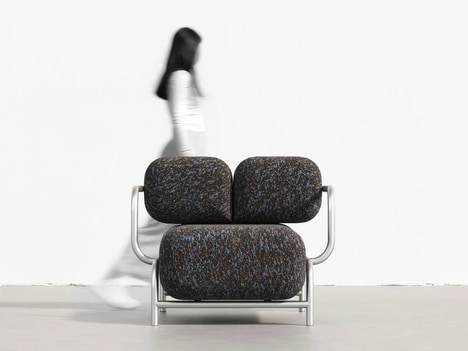 Plush Sculptural Lounge Sofas