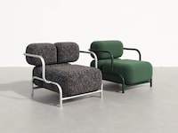 Plush Sculptural Lounge Sofas Image 3