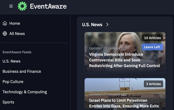 Intelligent Event Filters