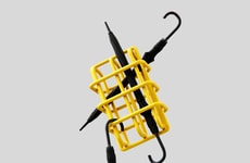 Minimal Gridded Umbrella Stands