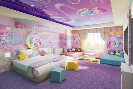 Cartoon-Themed Hotel Rooms