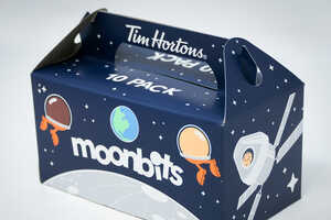Moon Mission-Inspired Dessert Boxes: Tim Hortons' Moonbits Box Honors ...