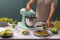 Mint-Green Kitchen Appliances