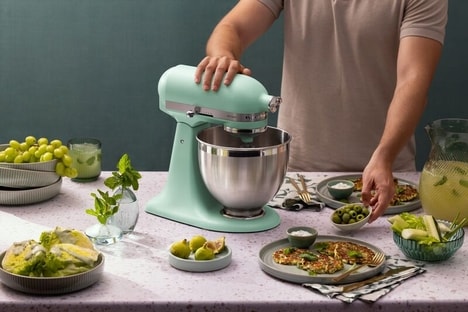Mint-Green Kitchen Appliances