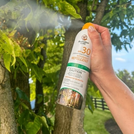 Continuous-Spray Bug Sunscreens