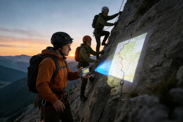 Off-Grid Projection Smartphones