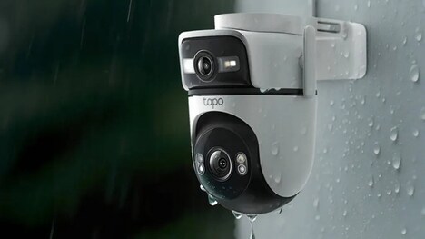 Stacked Dual-Lens Security Cameras