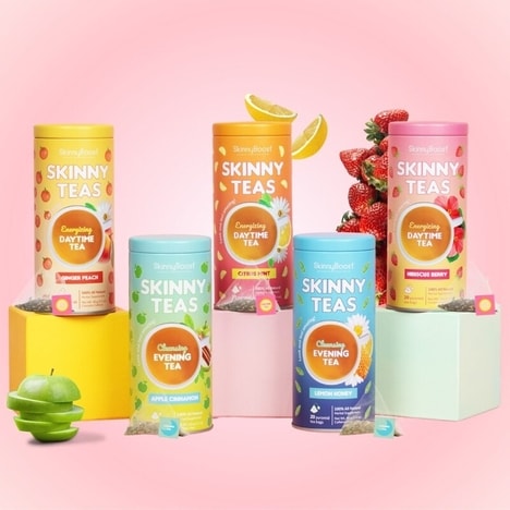 Redesigned Skinny Tea Packaging