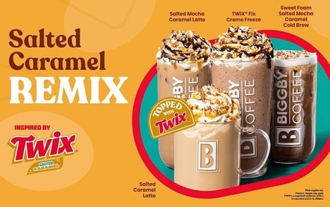 Salted Candy Bar Coffees