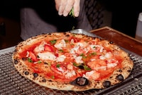 Lobster Meat Pizzas