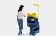 Harbor-Inspired Storage Trolleys