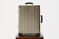 Warmly-Hued Metallic Suitcases Image 2