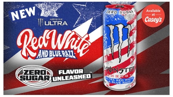 Patriotic Americana Energy Drinks