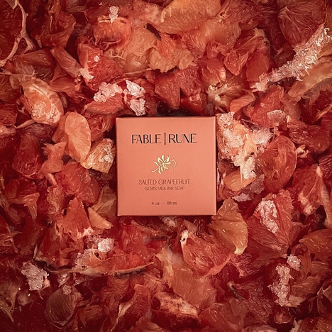 Grapefruit-Inspired Goat's Milk Soaps
