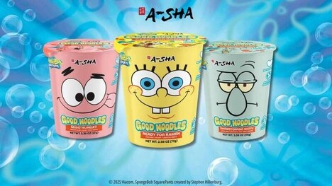 Cartoon-Themed Ramen Noodle Cups