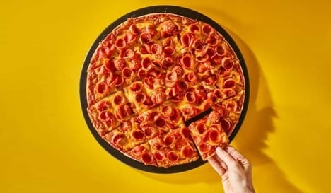 Hot Honey-Filled Pepperoni Pizzas