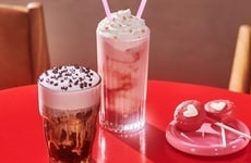 Seasonal Strawberry-Themed Cafe Drinks