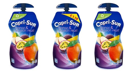 Resealable Exotic Juice Pouches