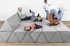 Modular Triangular Sofa Designs