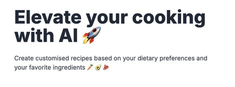 AI Cooking Assistants