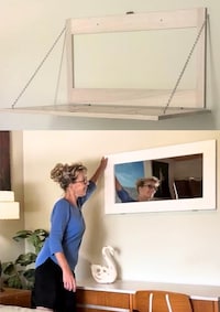 Discreet Folding Shelf Designs