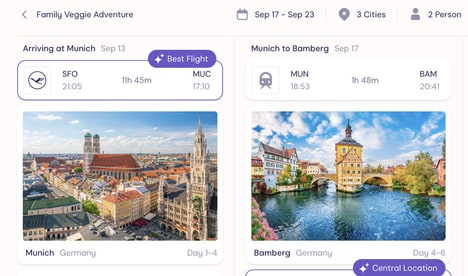 Instant Trip Planning