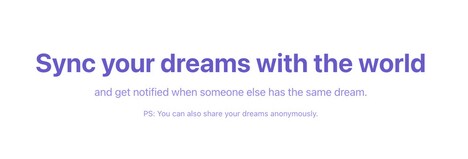 Dream Sharing Platforms