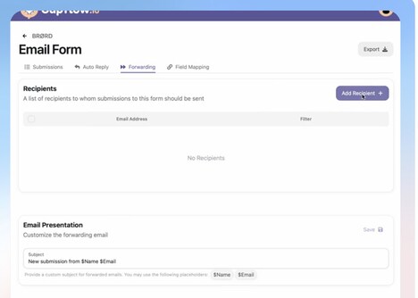 Form Management Tools