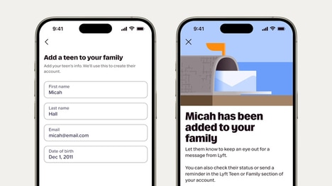 Teen-Safety Rideshare Accounts