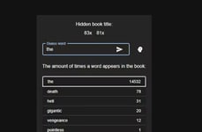 Literary Puzzle Games