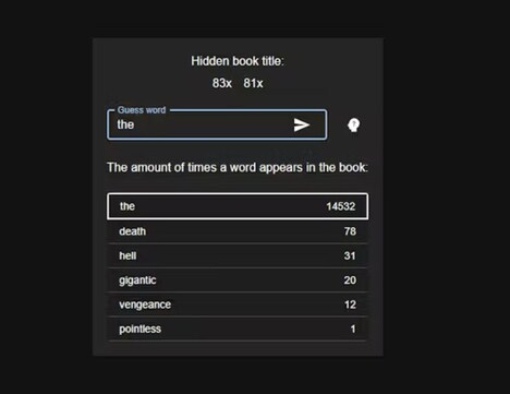 Literary Puzzle Games