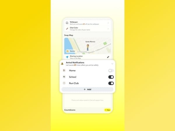 Arrival Notification Features