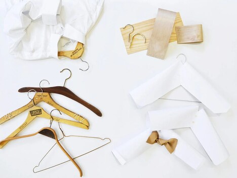 Thin-Wood Clothing Hangers