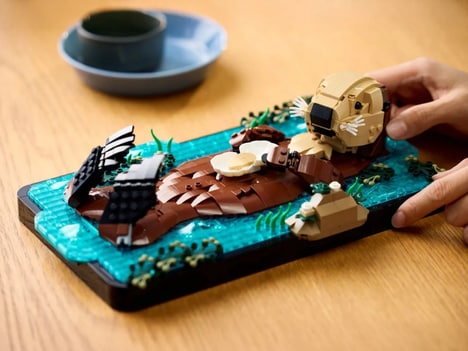 Interlocking Otter Puzzle Set