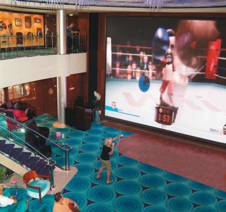 Norwegian Cruise Lines Adds Big-Screen Wii