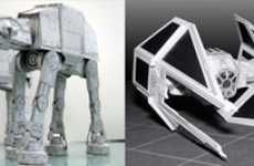 Star Wars and Star Trek Spaceships That You Can Print And Fold