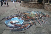 3D Illusion Chalk Drawings Image 3