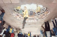 3D Illusion Chalk Drawings Image 5