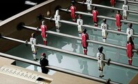 "God versus Evil" Opus luxury Football table. Image 4