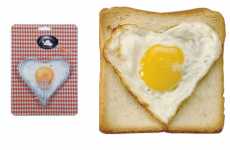 Heart-Shaped Fried Eggs