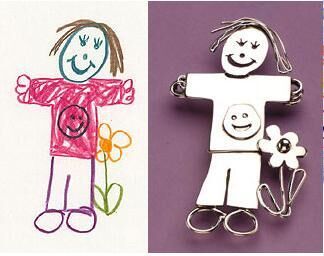 Convert Your Child's Artwork Into Jewelry