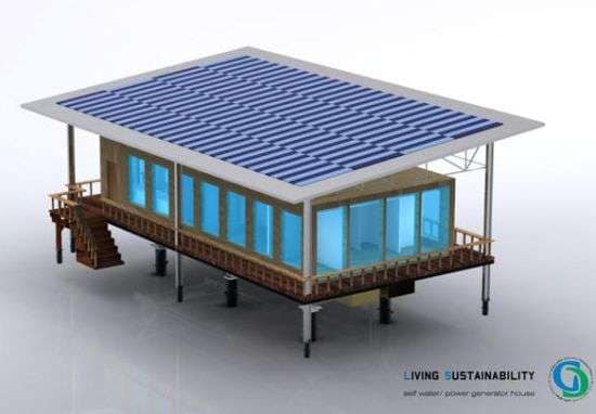Self-Powered Prefab Homes