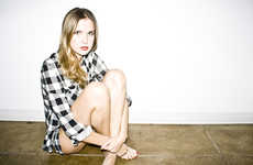 Half-Nude Hipster Shoots