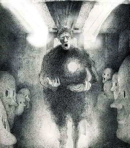 Haunted Train Art