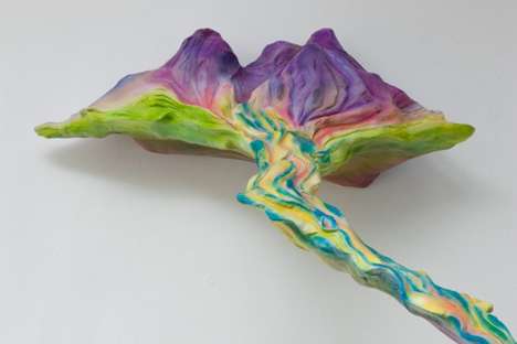 Fluid Psychedelic Sculptures