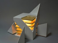 Foldable Wooden Lamps Image 2